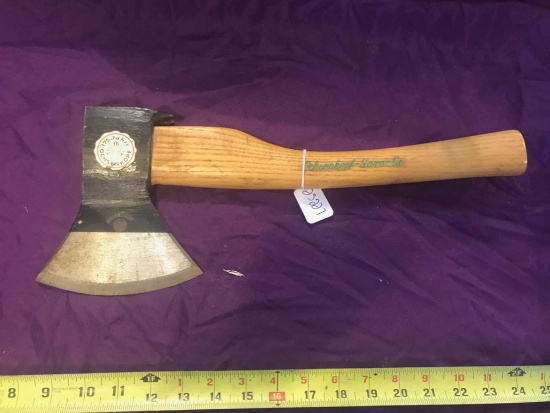 175 Jabre Ochsenkopk Hatchet with original label