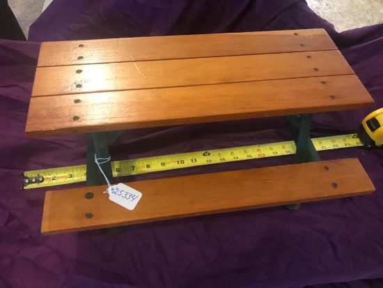 Child's or doll size picnic table