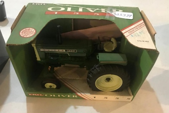 Oliver 1555 Tractor 1/16 scale with box