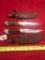 Pair of Schrade 153UH Knives with Sheaths, selling times the money (Uncle Henry)