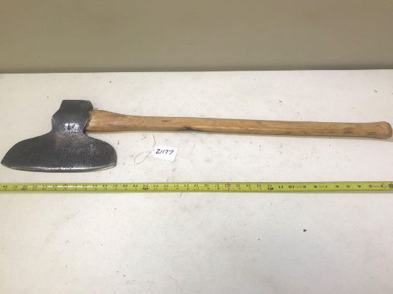 Large Broad Axe with replacement handle