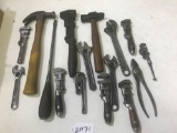 Wrenches, Hammers and Pliers, many vintage