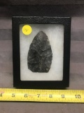 Flint Knife, from Muskingum County Ohio, in frame