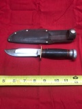 Marbles Hunting Knife with leather sheath