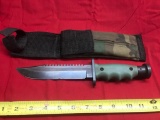 Western 221 Camo Knife with Matching Nylon sheath