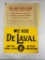 De Laval Milker Sign, with original packaging, 16 x 11 inches