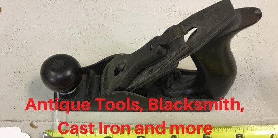 Antique Tools, Blacksmith, Cast Iron and more