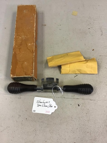 STANLEY NO. 67 SPOKE SHAVE w BOX