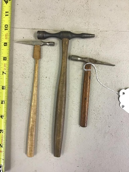 (3) JEWELERS HAMMERS