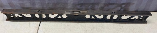 L.S. Starrett Vintage Machinist Cast Iron Precision Level 24" Tool Mass USA