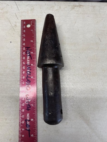 Unusual Cone Shaped Hardy Tool with round base