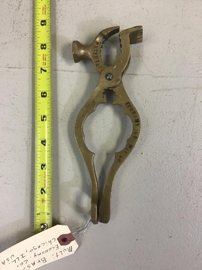 Brass Multi Tool, Economy Co. Chicago Il. USA