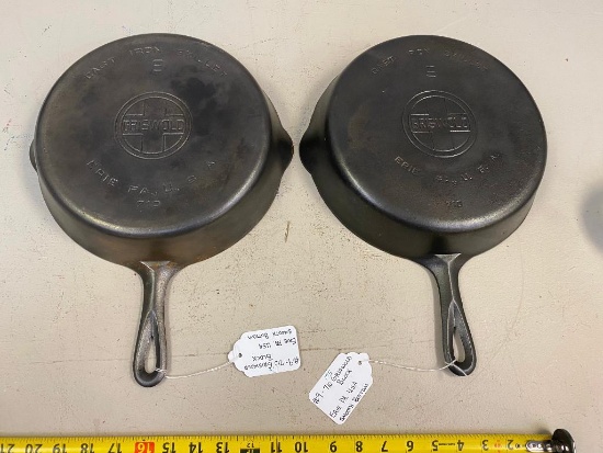 2- #9-710 Griswold block, Erie PA. USA smooth bottom