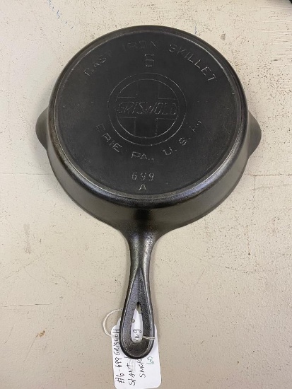 Griswold #6-699 Block Erie PA. USA smoke ring