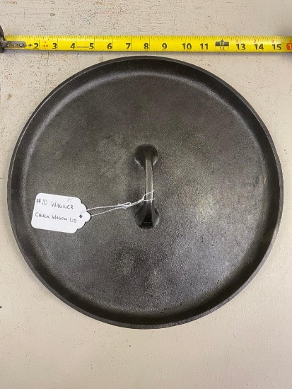 #10 Chuck Wagon dutch oven lid 843