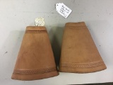 PAIR OF STIRRUPS w LEATHER (NOS)