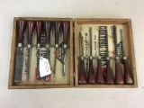 MILLERS FALLS NO. 3 CHISEL SET w BOX