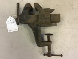 STANLEY BENCH VISE w ANVIL COMBINATION