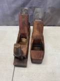 2- Antique wooden planes, one marked Sandusky Tool Co., the other marked Weiss and Son