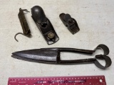 Antique Shears, Small Planes and Brass Scale