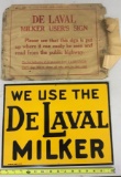 De Laval Milker Sign, with original packaging, 16 x 11 inches