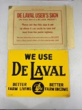 De Laval Milker Sign, with original packaging, 16 x 11 inches