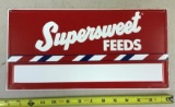 Supersweer Feeds sign, 14 inches wide