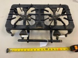 #202 Griswold double burner gas stove