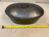 #9 Wagner oval roaster with lid