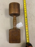 Wooden Hand Tamper for tamping sand into molds