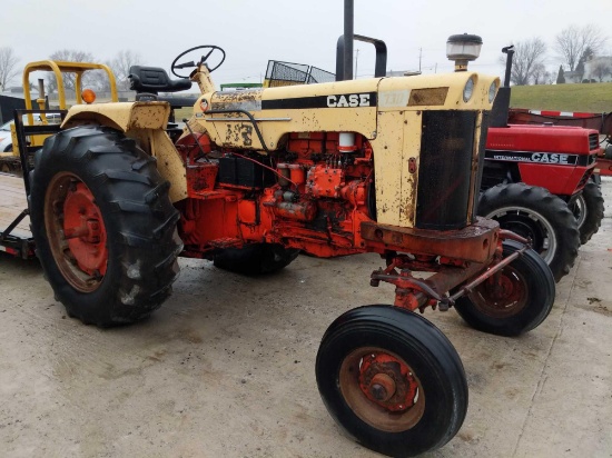 27038- Case 730 Tractor, 3 point hitch, PTO plus hydraulics hookups, Case A267D 4 cyl diesel