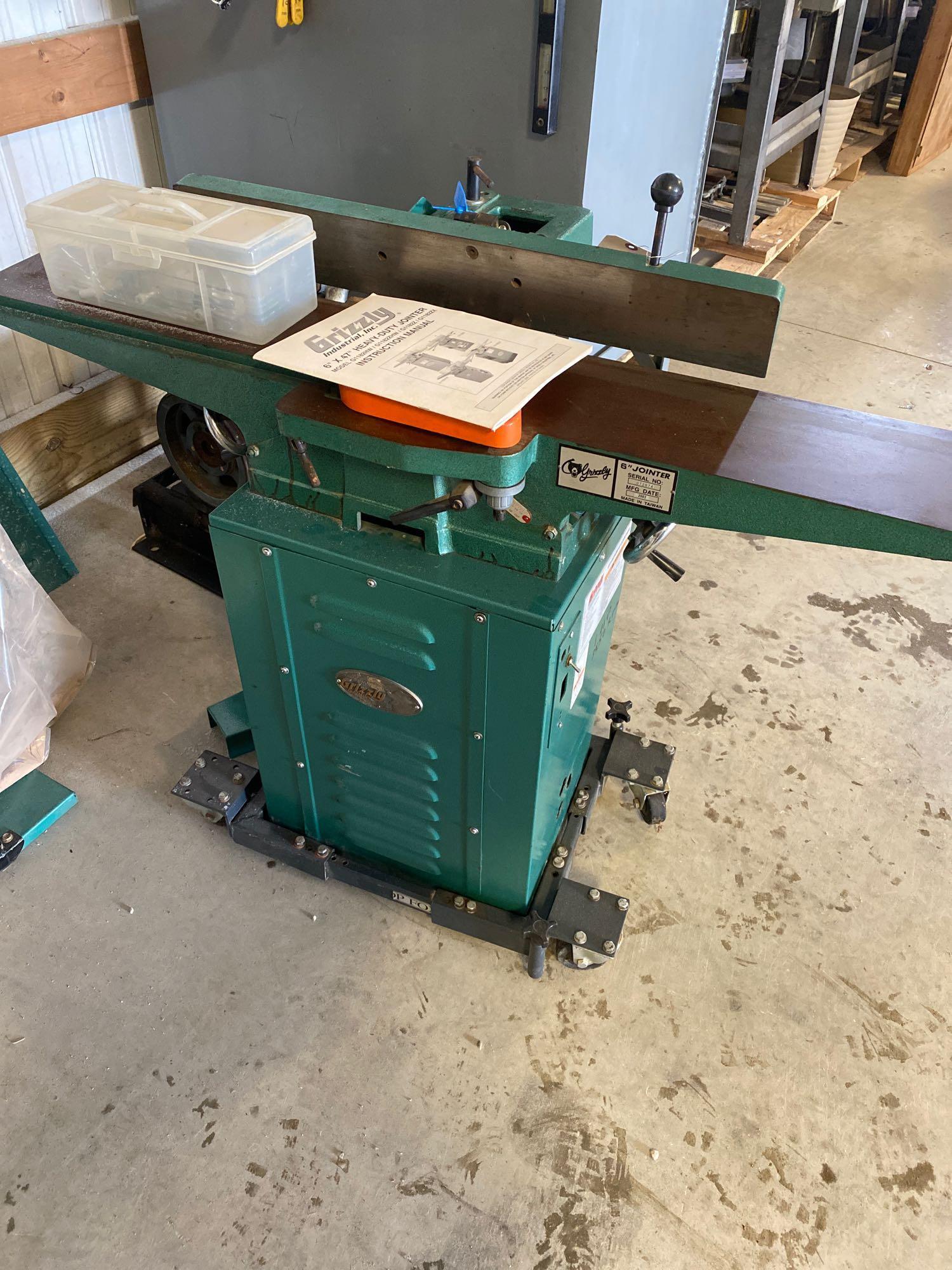 10007 Grizzly 6 x 47 inch Jointer Model Proxibid