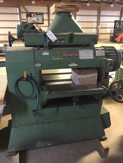 10046- Northfield #7 24 inch Planer w/ sharpener, serial no. 701632, 220c 3 phase