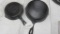 2- Martin Stove Co. Cast Iron Skillets, # 5 and #8