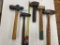 Lot of 5 Blacksmith Hammers