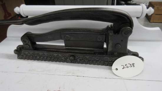 Bramhoff and Co. Tobacco Cutter, very ornate