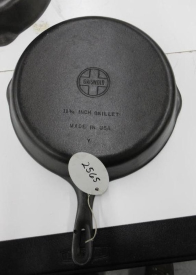 Griswold #10A Cast Iron Skillet, Large Block Logo