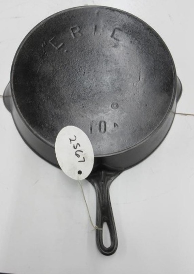 Rare Early #10A Erie Cast Iron Skillet