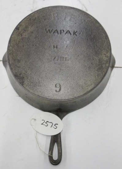 Erie Wapak #9 Skillet 7100, very rare, double marked