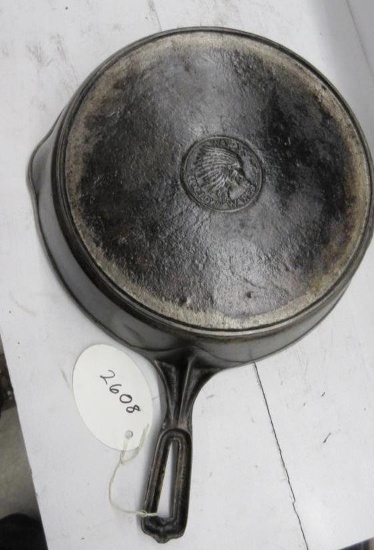 Wapak Indianhead #9 Skillet, very rare