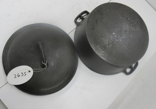 Wapak #8 Dutch Oven with Lid