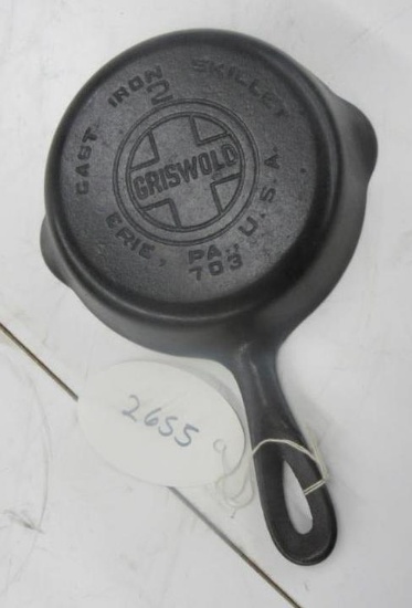 Griswold #2 103 Large Block Skillet Rare