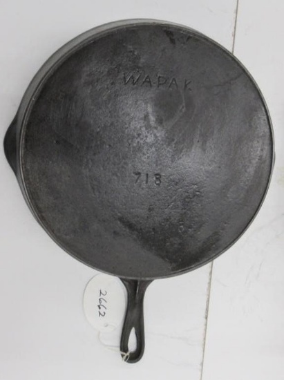 Wapak #11-718B Cast Iron Skillet