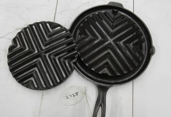 Griswold #875 Double Broiler Ex. Rare WOW