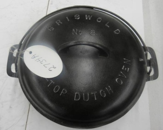 Griswold #8 Dutch Oven with Lid and Trivet