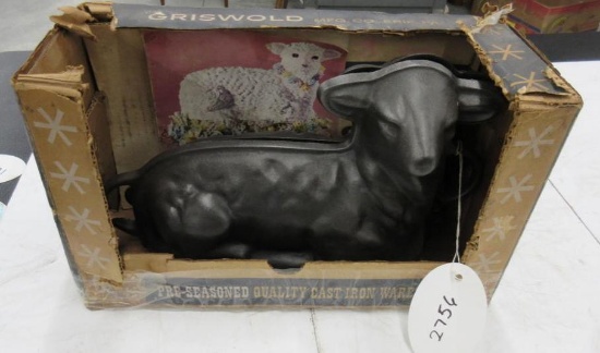 Griswold #866 Lamb Mold in original box
