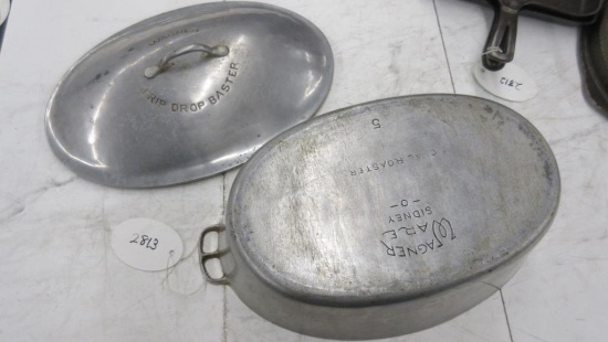 Wagner Oval Drip Drop Baster Roaster Aluminum