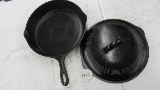 Wagner #10 Skillet with lid