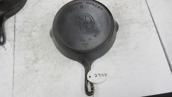 Griswold #8 Large Block Logo Skillet w/ heat ring