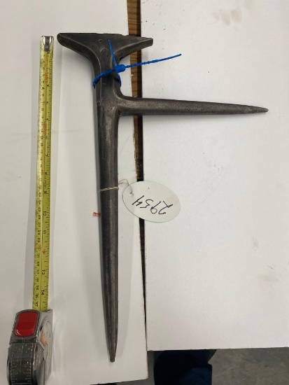 Rare Small Tinners Stake with Makers Mark 17 in x 5in